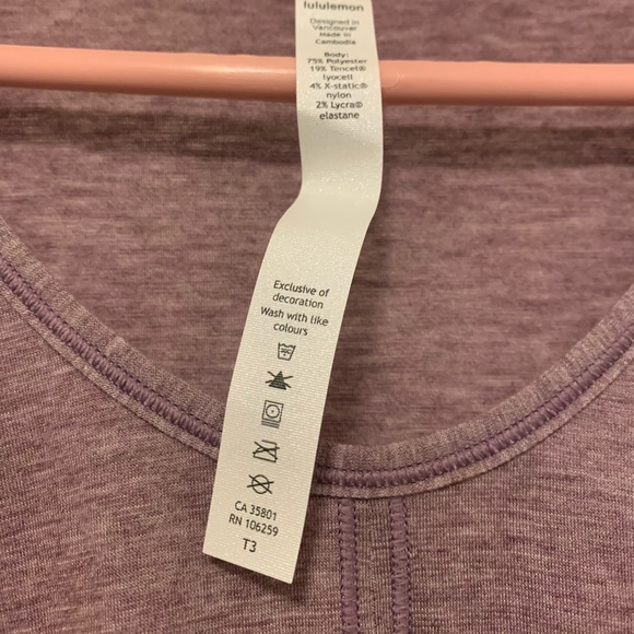 Lululemon top. Size 8- NEW - Picture 6 of 6